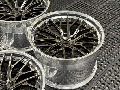 RENZO FORGEDLITE DB10 2PC MODULAR WHEELS - 