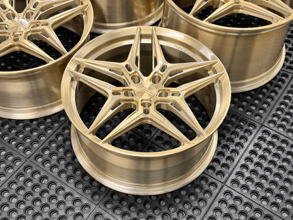 FORGEDLITE MC8 19X8.5 20X11 w/ MICHELIN PILOT SPORT 4S/ZP TIRE PACKAGE - Wheel Designers